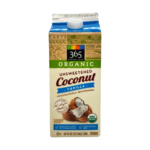 365 By Wholefoods Organic Unsweetened Vanilla Coconut Milk
