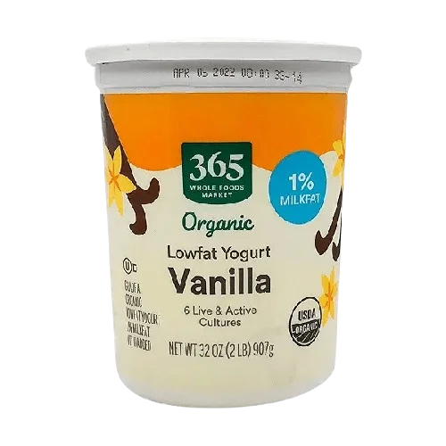 365 By Wholefoods Organic Yogurt Lowfat - Vanilla