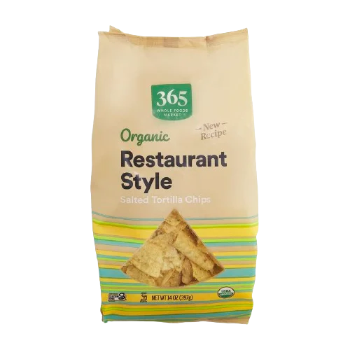 365 By Wholefoods Salted Restaurant Style Tortilla Chips