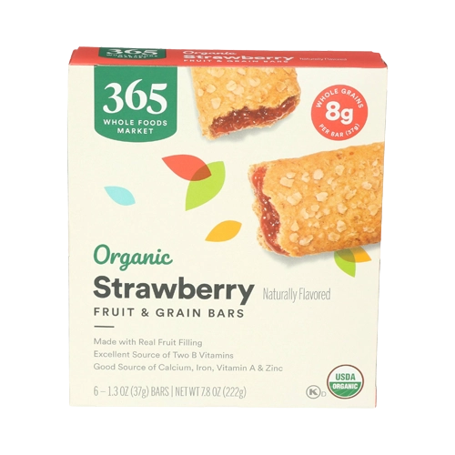 365 By Wholefoods Organic Strawberry Cereal Bar