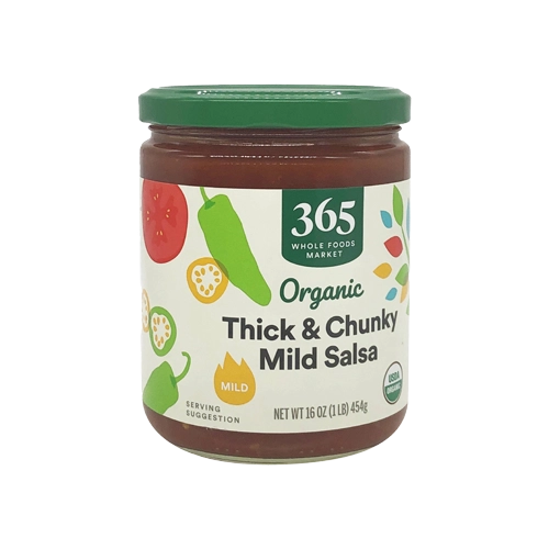 365 By Wholefoods Organic Thickand Chunky Mild Salsa