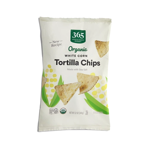 365 By Wholefoods Organic White Corn Tortilla Chips