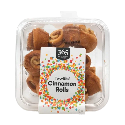 365 By Wholefoods Two Bite Cinnamon Rolls