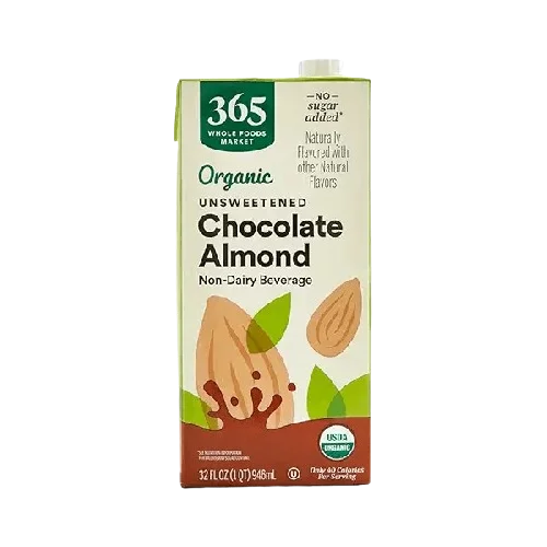 365 By Wholefoods Organic Unsweetened Chocolate Almond Milk