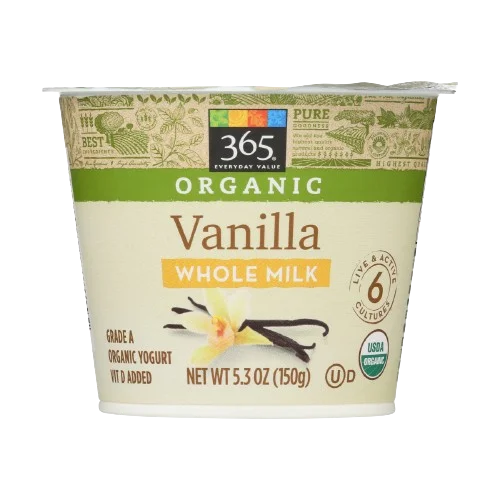 365 By Wholefoods Vanilla Organic Yogurt