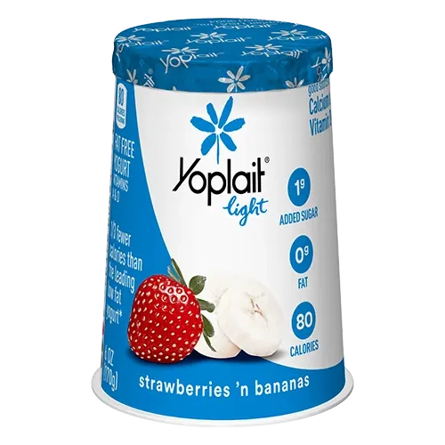 Yoplait Light Single Serve Strawberries ‘N Bananas