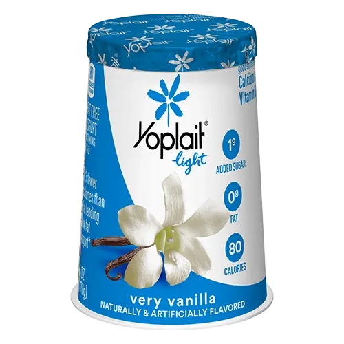 Yoplait Light Single Serve Very Vanilla