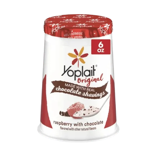 Yoplait Raspberry with Chocolate Shavings