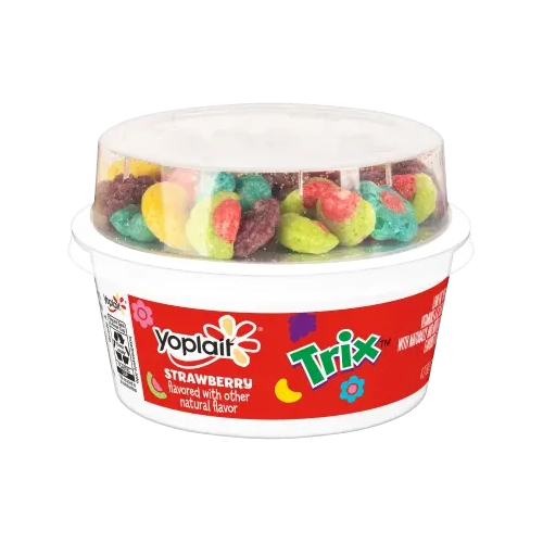 Yoplait Yogurt & Kid Trix Cereal Snack