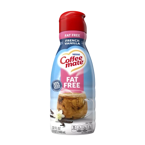 Coffee Mate Fat Free French Vanilla Liquid Coffee Creamer