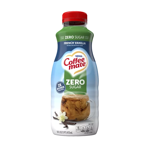 Coffee Mate Zero Sugar French Vanilla Liquid Coffee Creamer