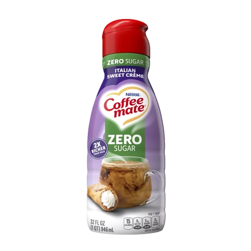 Coffee Mate Zero Sugar Italian Sweet Crème Liquid Coffee Creamer