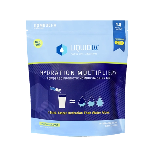 Liquid IV Hydration Multiplier+ Probiotic Kombucha