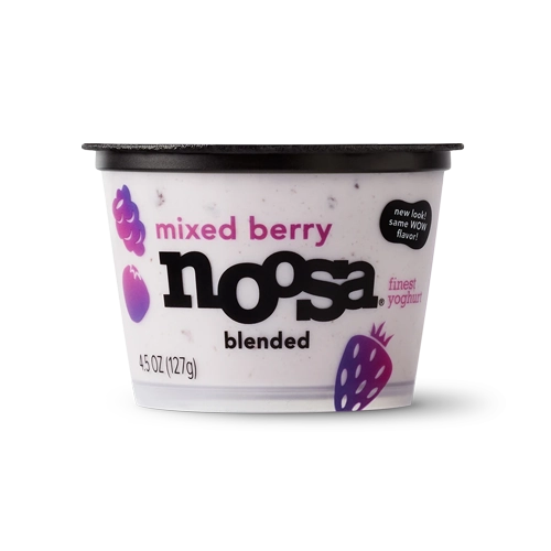 Noosa Yogurt Mixed Berry Blended Yoghurt Single Serve