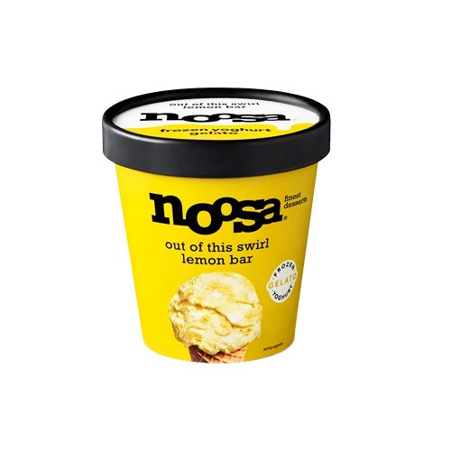 Noosa Yogurt Out of this Swirl Lemon Bar Frozen Yoghurt Gelato