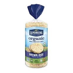 Lundberg Family Farms Organic Brown Rice Cakes - Lightly Salted