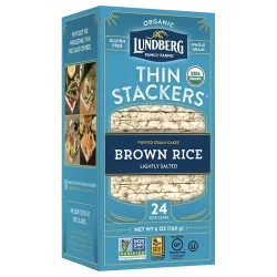 Lundberg Family Farms Organic Thin Stackers® - Lightly Salted