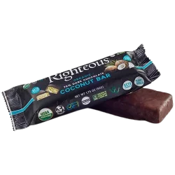 Righteously Raw Chocolate Covered Coconut Bars