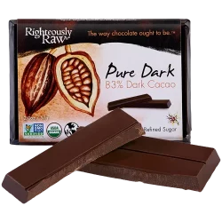 Righteously Raw 83% Pure Dark Chocolate