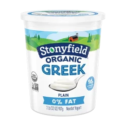 Stonyfield Farm Organic Greek Nonfat Yogurt