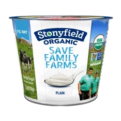 Stonyfield Farm Organic Nonfat Yogurt