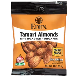 Eden Foods Tamari Almonds Pocket Snacks