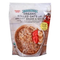 Trader Joes Gluten Free Organic Rolled Oats with Ancient Grains & Seeds